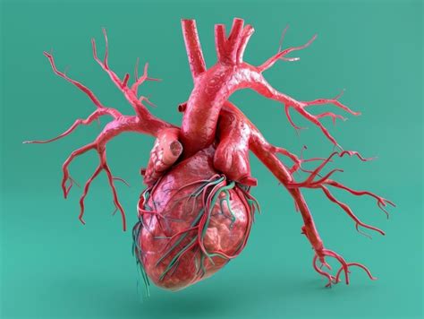 Premium Photo Aorta Detailed D Model Of The Aorta Showing Its