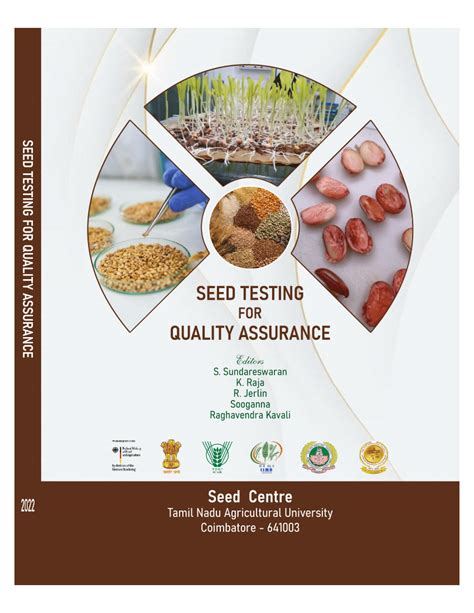 Pdf International Training On Seed Quality Testing