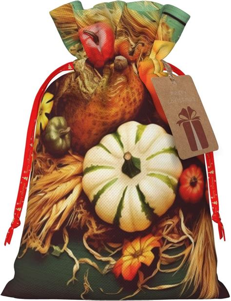 Amazon Rldobofe Happy Thanksgiving Christmas Gift Bags With