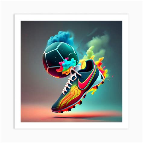 Nike Mercurial Soccer Ball Art Print by Balram giri - Fy