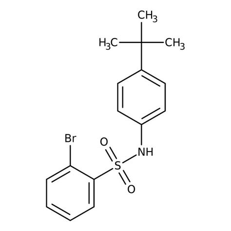 Alfa Aesar Bromo N Tert Butylphenyl Benzenesulfonamide G