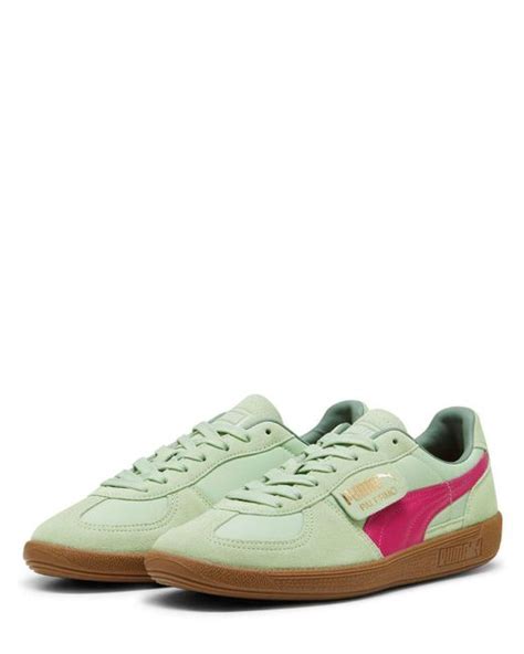 PUMA Palermo Sneakers In Green For Men Lyst