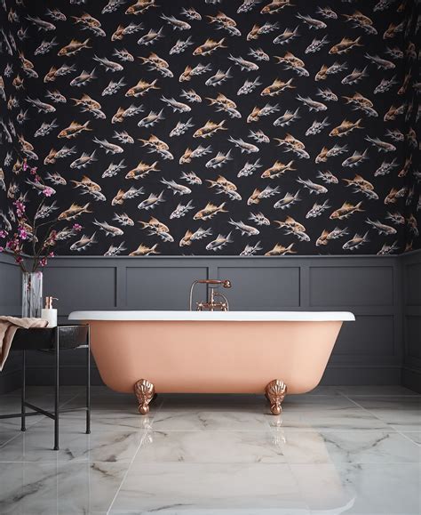 Bathroom Wallpaper Yes It Can Work With Moisture The Interiors Addict