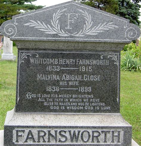 Malvina Abigail Close Farnsworth Memorial Find A Grave