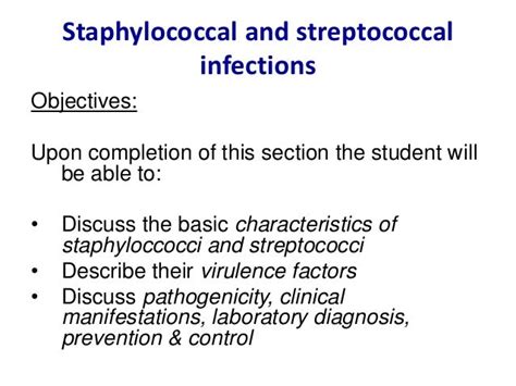 Staphylococcus And Streptococcus