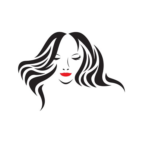 Beauty hair and salon logo 14604401 Vector Art at Vecteezy