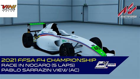 2021 FFSA F4 Championship Race In Nogaro 5 Laps Pablo Sarrazin