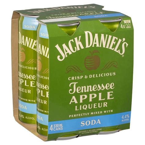 Big Barrel Online Liquor Store NZ Buy Jack Daniels Apple 4pk Cans