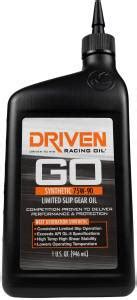 Driven 75W 90 Synthetic Limited Slip Gear Oil