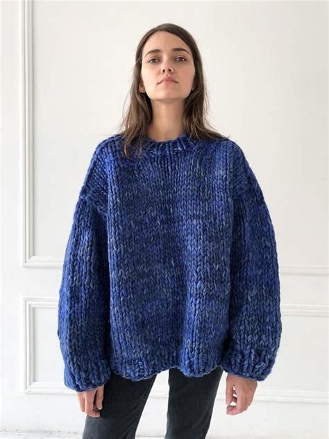 Bright Blue Sweater Women S Tera Blankenship