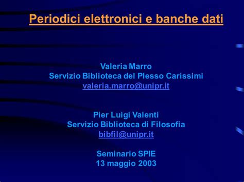 Periodici Elettronici E Banche Dati Ppt Scaricare