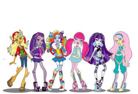 Monster High Colored As Mlp Fim By Bluecloudcandy On Deviantart