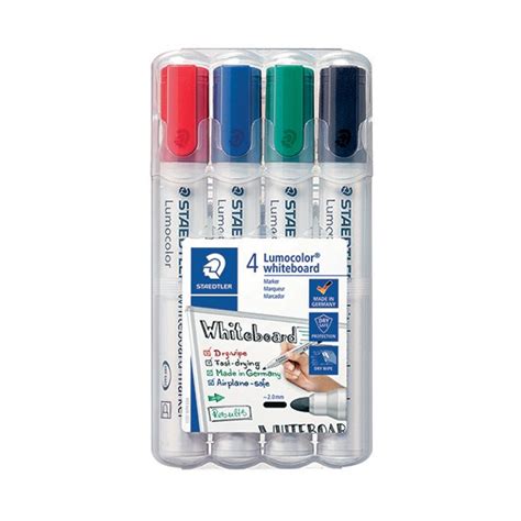 Office Supplies Staedtler Lumo Drywipe Ast Pk