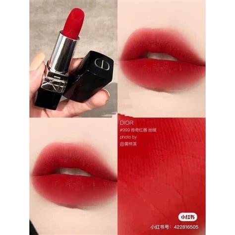 Son Dior Rouge Velvet Màu 999 đỏ nhung mini nội địa Nhật xách tay