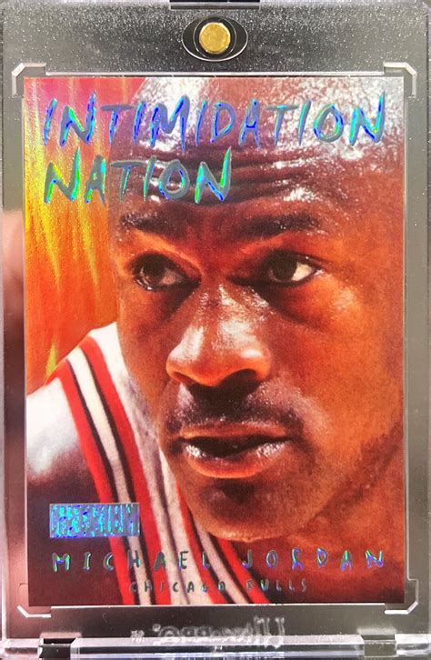 Skybox Michael Jordan Intimidation Nation Holo Custom