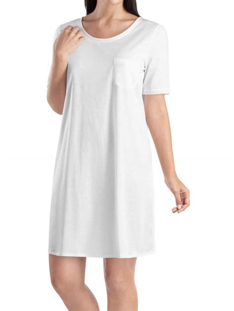 Hanro Nightdress 077953 Cotton Deluxe Leichte Pima Baumwolle