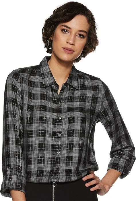 Buy US Polo Association Women S Checkered Regular Fit Shirt At Amazon In