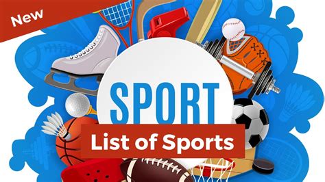 List Of Sports And Names Of Sports In English Youtube