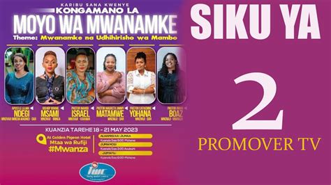 Live Day2b KONGAMANO LA MOYO WA MWANAMKE KANISA LA LWC MW Wanenaji