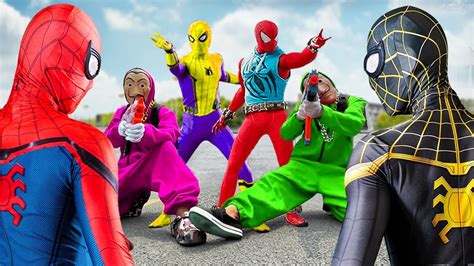 PRO 5 COLOR SPIDER MAN Team Hey All COLOR SuperHero Go To