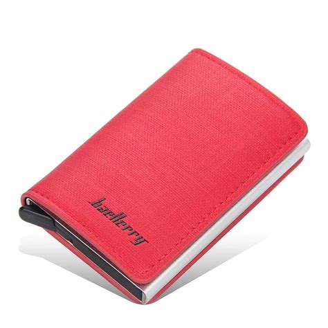 Dompet Kartu Pria Kulit Rfid Smart Wallet Card Holder Baellerry K