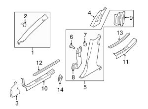 T Tpt Windshield Pillar Trim Kia K Kia Auto