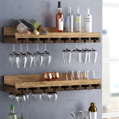 Ace Wine Glass Holder Shelf Hafele Concealed Brackets