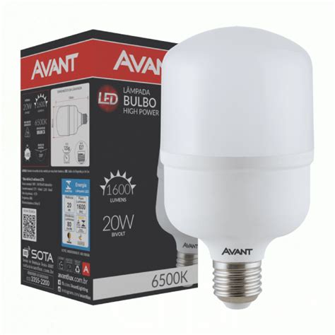 Lâmpada Bulbo Avant LED 20W 6 500K Bivolt E 27 WR ELÉTRICA E