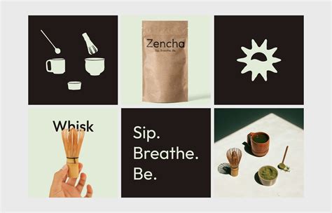 Matcha Business Zencha Branding Behance