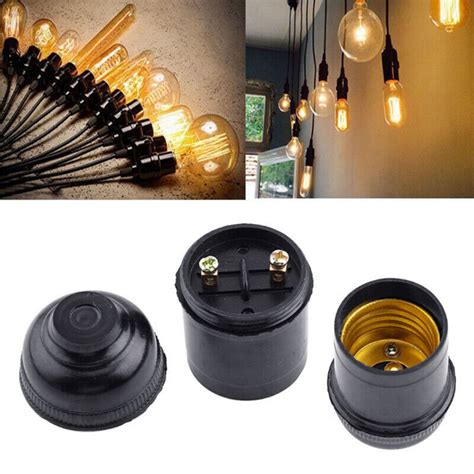 E27 4A Light Bulb Lamp Holder Pendant Edison Screw Socket Cap Dyxl