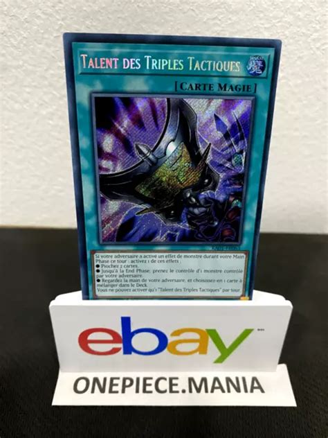 Yu Gi Oh Talent Des Triples Tactiques Ra Fr Secr Te Rare Eur