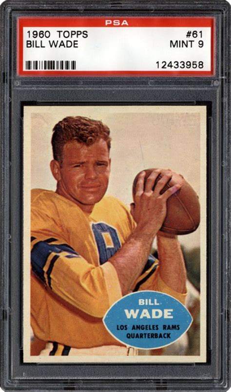 1960 Topps Bill Wade | PSA CardFacts®