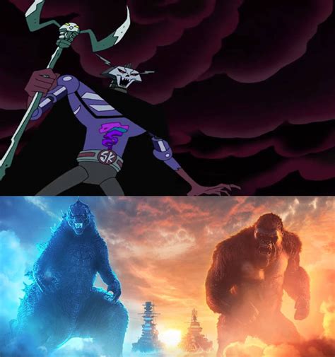 Godzilla and Kong vs Skeleton King by MnstrFrc on DeviantArt