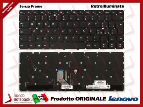 Tastiera Notebook Lenovo Yoga 5 PRO 910 13IKB Retroilluminata Italiana