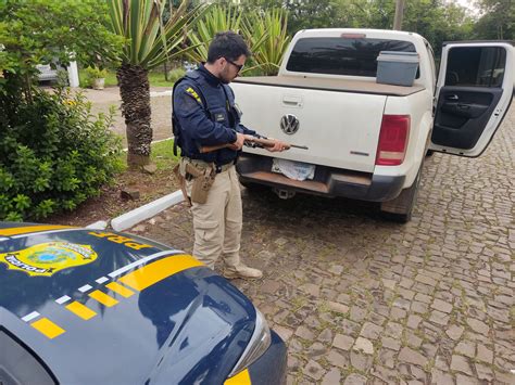 Prf Prende Homem Por Porte De Arma Roubada Em Júlio De Castilhos