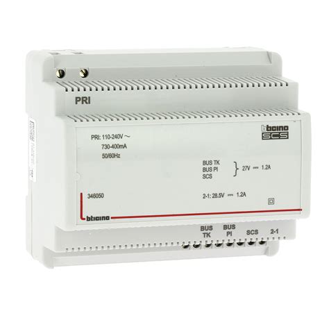 Power Supply For 2 Wires System In 6 DIN Modular Enclosure Power