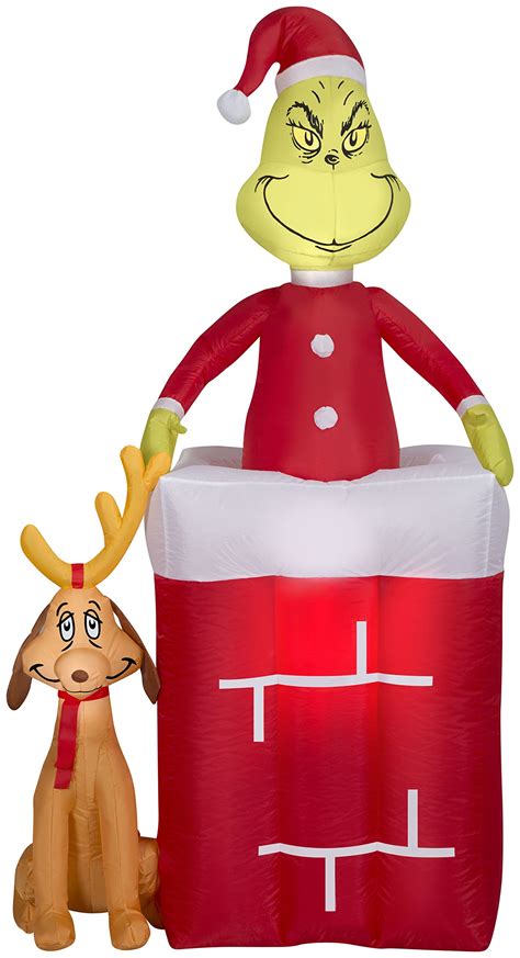 Gemmy Airblown Inflatables 4 Ft Cindy Lou Who With Candy Cane Core