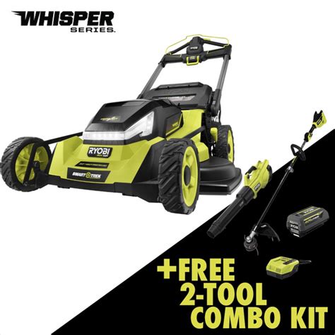 V Hp Brushless Whisper Series Cross Cut Ryobi Tools