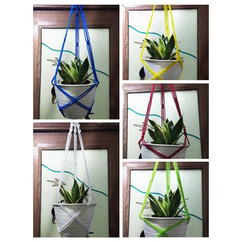 Jual Gantungan Pot Tali Pot Gantung Macrame Shopee Indonesia