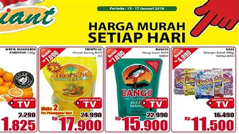 Giant Harga Murah Setiap Hari Nikmati Belanja Super Menyenangkan Dengan Diskon Dan Penawaran