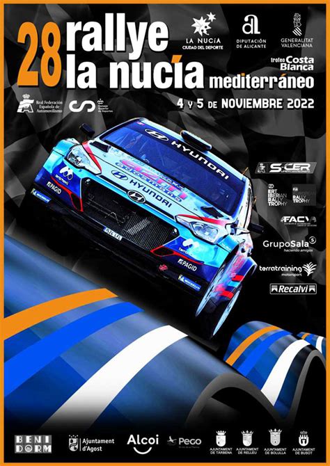 RALLYE La Nucia 2022 Programa Palmarés