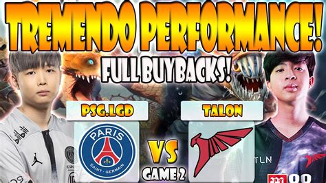 Psg Lgd Vs Talon Bo Game Nothingtosay Shiro Vs Savage Mikoto