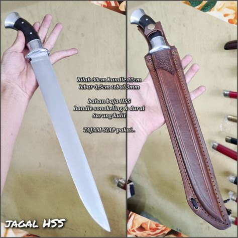 Jual Golok Sembelih Jagal Baja Hss Super Tajam Kab Sukabumi