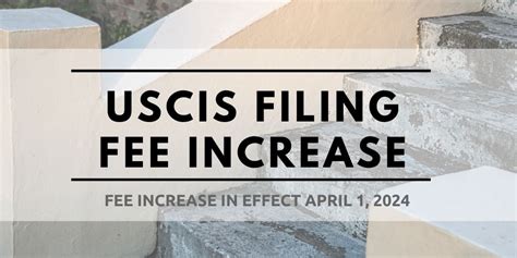 Uscis Increases Filing Fees Starting April 1 2024 Capitol Immigration Law Group Pllc