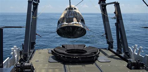 SpaceX's historic Crew Dragon spacecraft returned to dry land for reuse