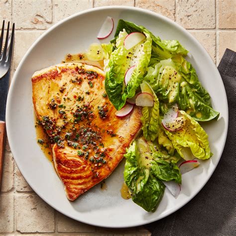 Swordfish Steaks With Peppercorn Butter Recipe Epicurious