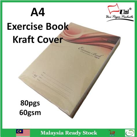 A4 Exercise Book Single Line Note Book 60gsm 80 Pages 10 Books Pack