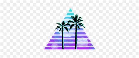 Grunge Palmtree Vapor Vaporwave Aesthetic Vaporwaveaest Palm Tree