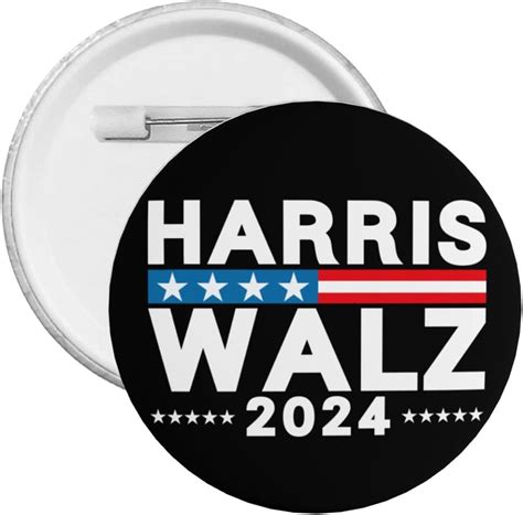 Kamala Harris Waltz Button Pins Kamala Harris Tim Waltz 2024 President