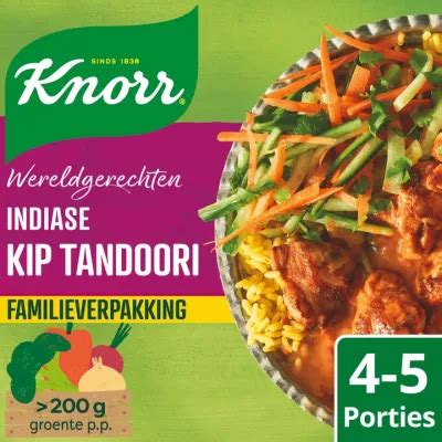 Knorr Wereldgerechten Maaltijdpakket Indiase Kip Tandoori XXL 493g